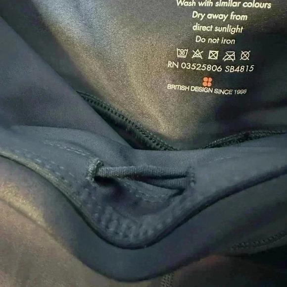 Sweaty Betty Full Length Blue Shimmer Leggings - Medium - Picture 6 of 6